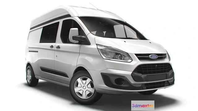 1519280 - PBR Game 3D Models - Ford Transit Custom L2H1 2018 3D Max