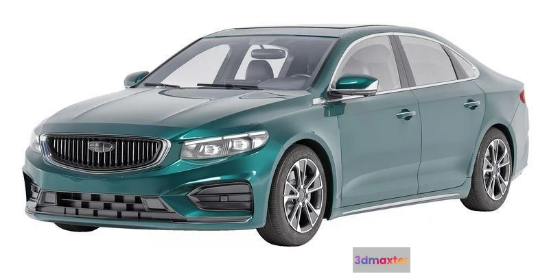 1519298 - PBR Game 3D Models - Geely Preface 3D Max