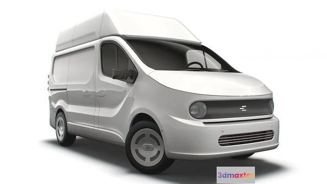 1519304 - PBR Game 3D Models - Generic EV Mid Van L1H2 2023 3D Max