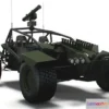 1519306 - PBR Game 3D Models - Generic Military Buggy ATGM 2023 3D Max
