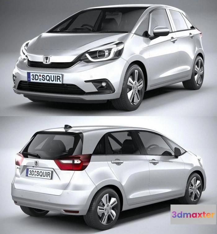 1519324 - PBR Game 3D Models - Honda Jazz 2020 3D Max
