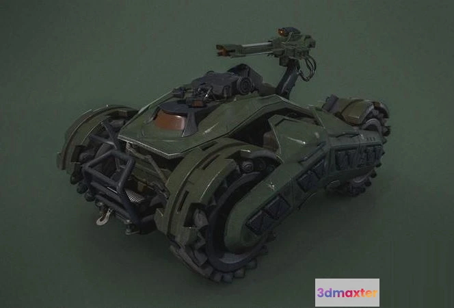 1519346 - PBR Game 3D Models - Hybrid drone 3D Max