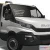 1519370 - PBR Game 3D Models - Iveco Daily Dropside Tail Lift 2018 3D Max
