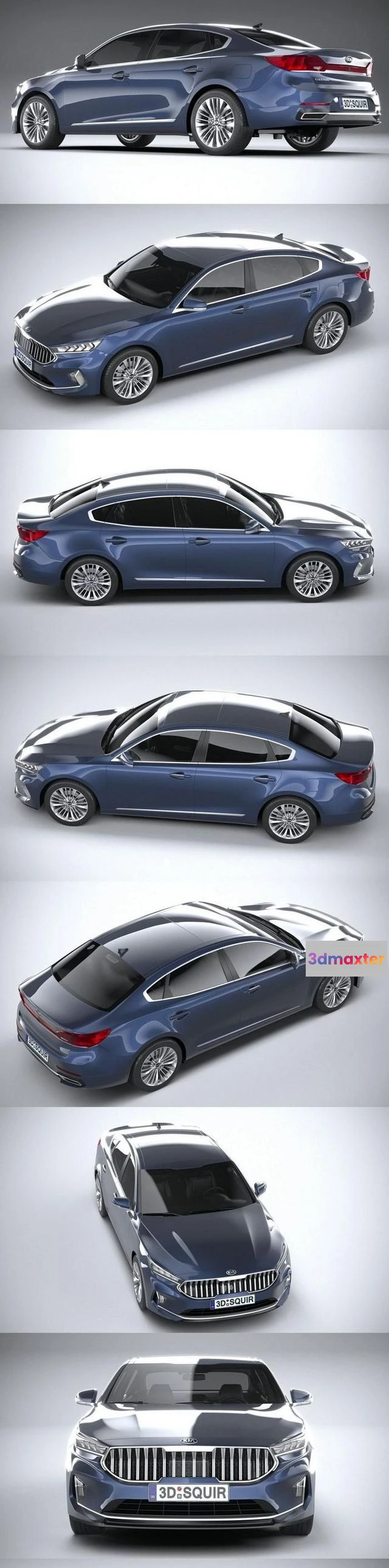 1519402 - PBR Game 3D Models - Kia Cadenza 2020 3D Max