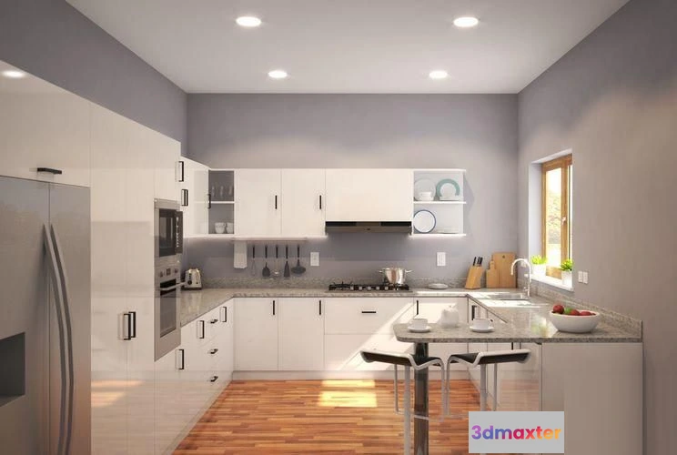 1519414 - PBR Game 3D Models - Kitchen 04 3D Max