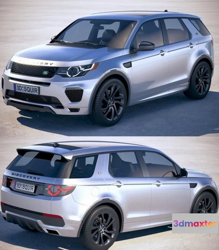 1519418 - PBR Game 3D Models - Land Rover Discovery Sport HSE 2019 3D Max