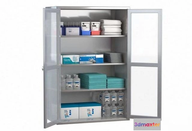 1519462 - PBR Game 3D Models - Medical Storage 3D Max