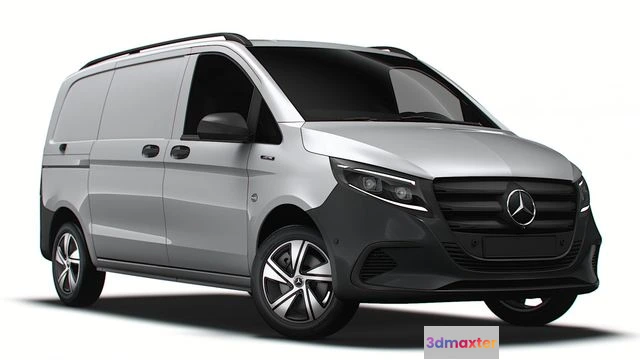 1519478 - PBR Game 3D Models - Mercedes Benz eVito Panel Van L2 2024 3D Max