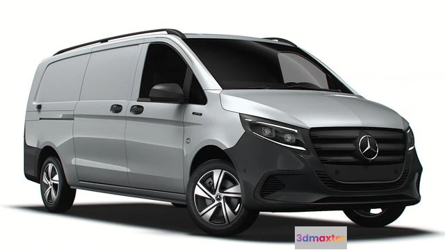 1519480 - PBR Game 3D Models - Mercedes Benz eVito Panel Van L3 2024 3D Max