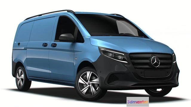 1519486 - PBR Game 3D Models - Mercedes Benz Vito Panel Van L1 2024 3D Max