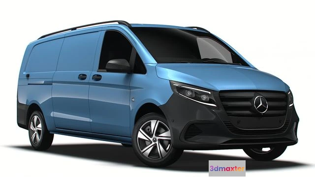 1519490 - PBR Game 3D Models - Mercedes Benz Vito Panel Van L3 2024 3D Max