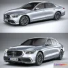 1519504 - PBR Game 3D Models - Mercedes-Benz S-Class 2021 3D Max