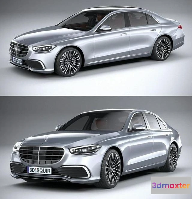 1519504 - PBR Game 3D Models - Mercedes-Benz S-Class 2021 3D Max