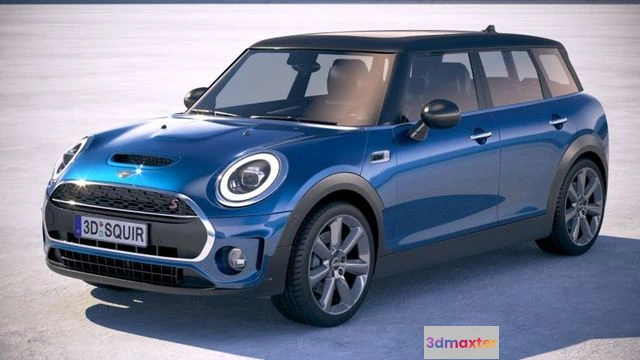 1519518 - PBR Game 3D Models - Mini Cooper S Clubman 2019 3D Max