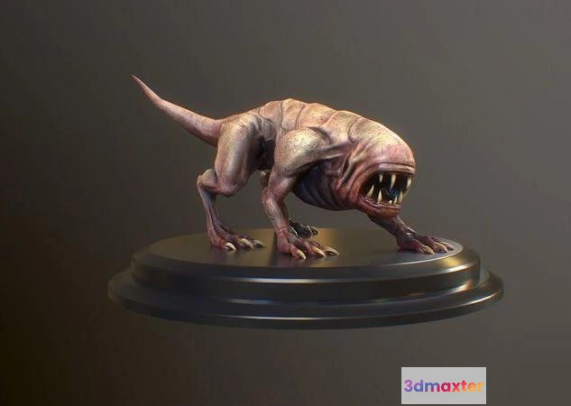 1519532 - PBR Game 3D Models - Monster 2 creature Low-poly 3D Max