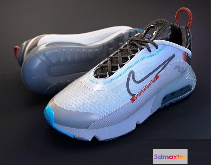 1519538 - PBR Game 3D Models - Nike Air Max 2090 3D Max