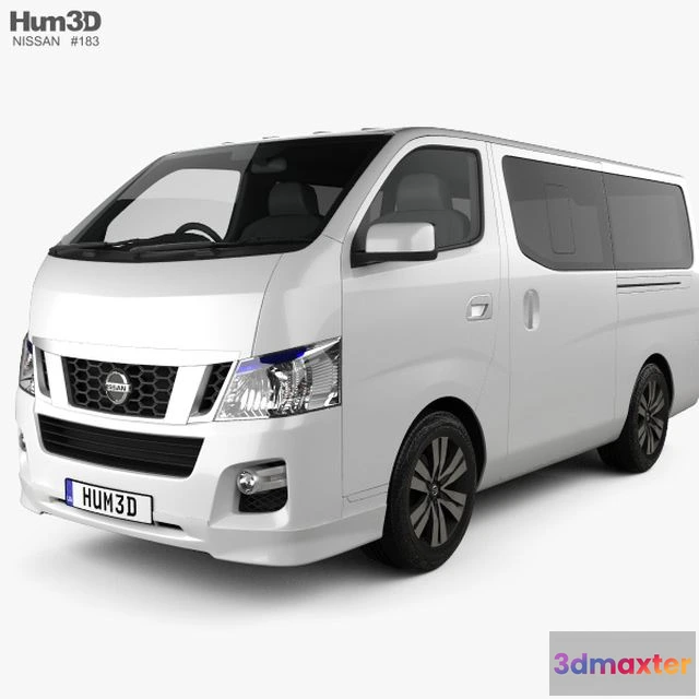 1519542 - PBR Game 3D Models - Nissan NV350 Caravan 2012 3D Max