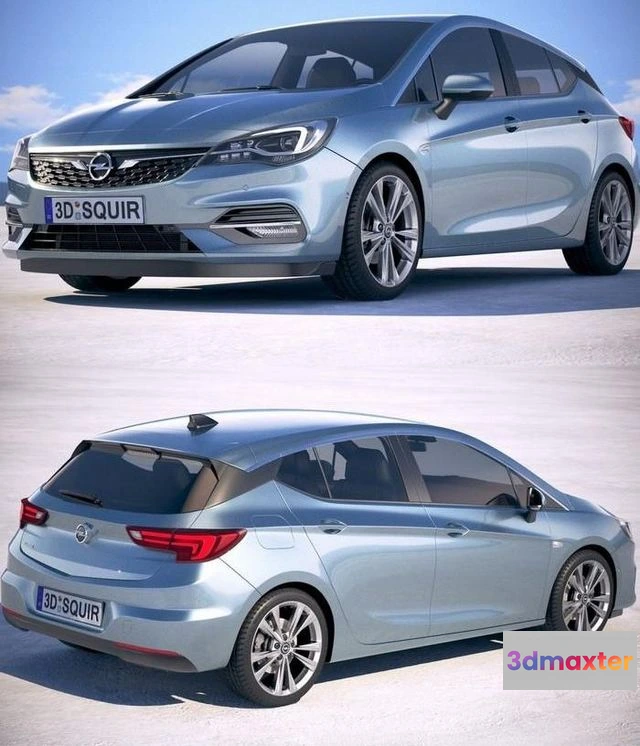 1519556 - PBR Game 3D Models - Opel Astra 2020 3D Max