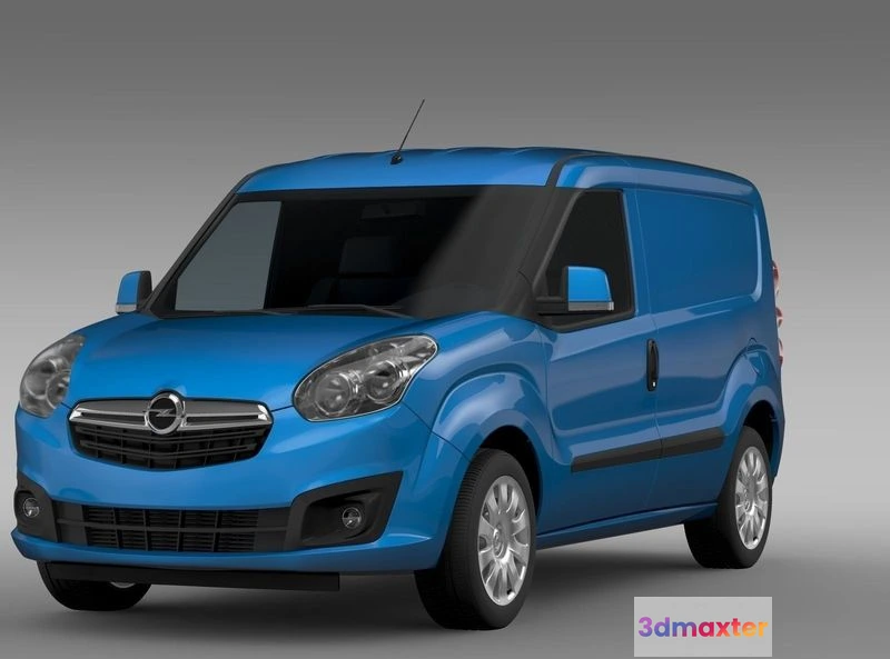1519562 - PBR Game 3D Models - Opel Combo SWB Cargo 2015 3D Max