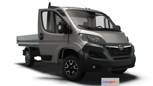 1519578 - PBR Game 3D Models - Opel Movano SingleCab Tipper HQInterior 2023 3D Max
