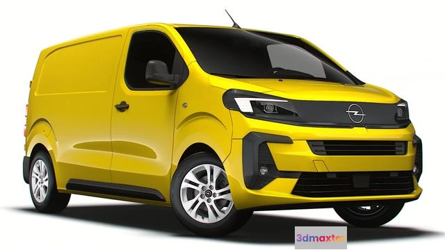 1519592 - PBR Game 3D Models - Opel Vivaro Van L2 2024minivan 3D Max