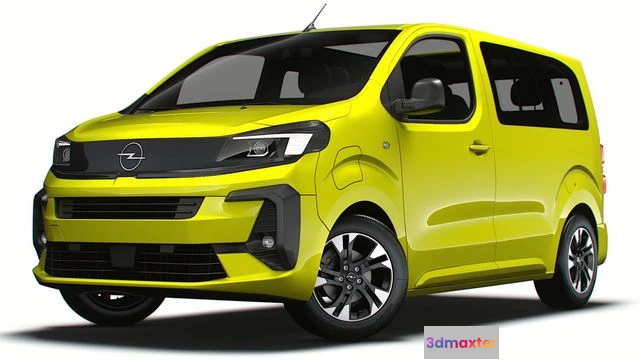 1519600 - PBR Game 3D Models - Opel Zafira Life Electric Small 2024 3D Max