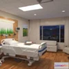 1519606 - PBR Game 3D Models - Patient Room V2 3D Max