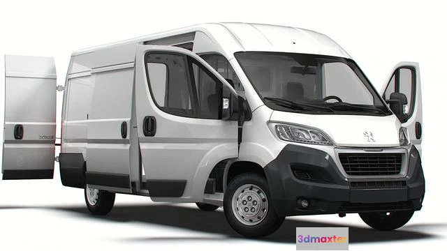 1519640 - PBR Game 3D Models - Peugeot Boxer Van L4H2 HQ Interior 2023 3D Max