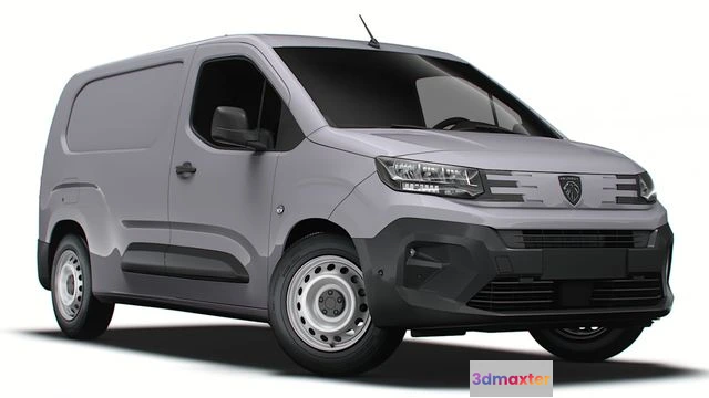 1519652 - PBR Game 3D Models - Peugeot e Partner LWB 2024 3D Max