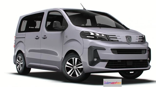 1519654 - PBR Game 3D Models - Peugeot e Traveller L1 2024 3D Max
