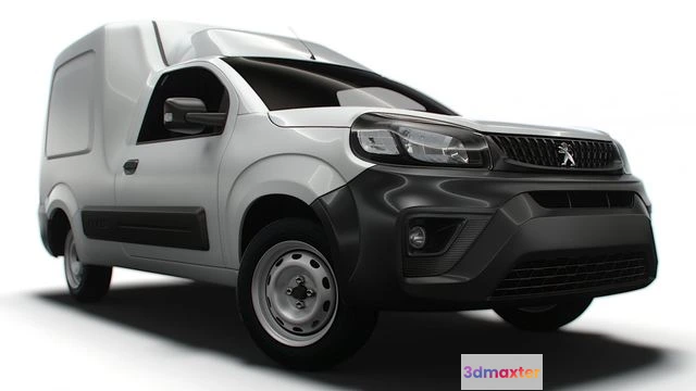 1519666 - PBR Game 3D Models - Peugeot Partner Rapid 2023 3D Max