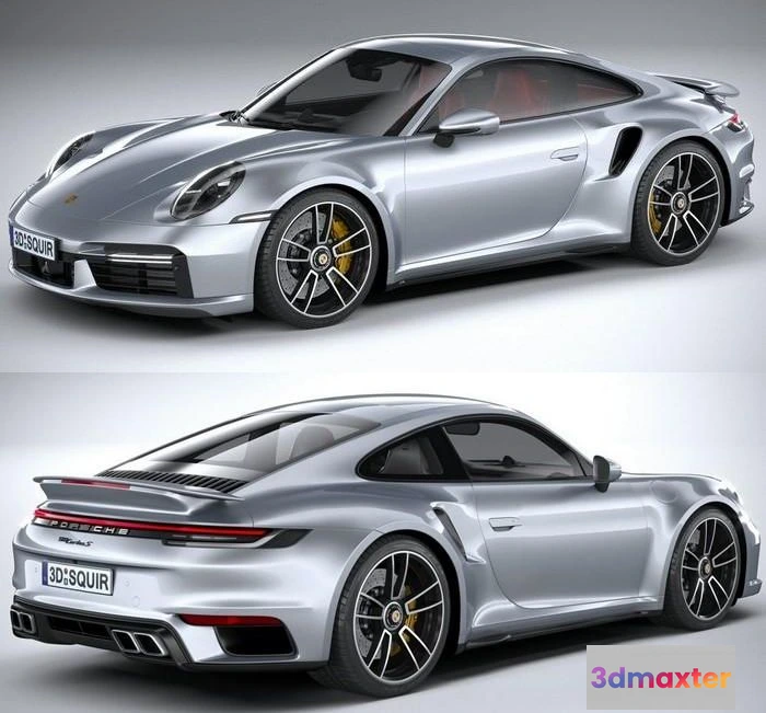 1519674 - PBR Game 3D Models - Porsche 911 Turbo S 2021 3D Max