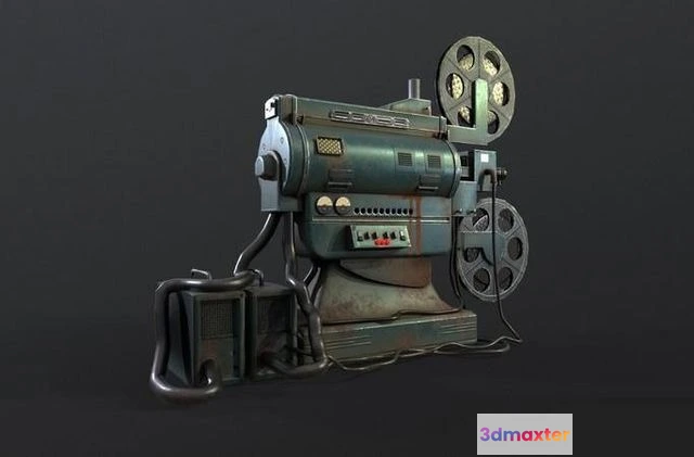 1519678 - PBR Game 3D Models - Projector 3D Max