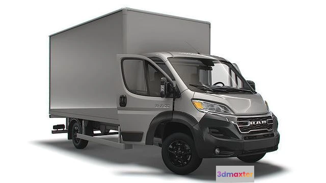 1519688 - PBR Game 3D Models - RAM Promaster Box HQInterior 4300WB 2023 3D Max