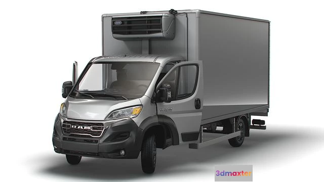 1519704 - PBR Game 3D Models - RAM Promaster Refrigerator HQInterior 4300WB 2023 3D Max