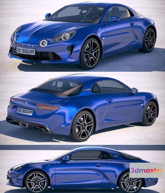 1519712 - PBR Game 3D Models - Renault Alpine A110 2018 3D Max
