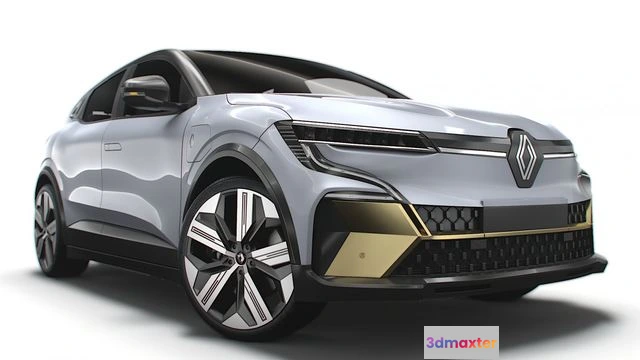 1519722 - PBR Game 3D Models - Renault Megane E Tech Iconic 2023 3D Max
