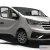 1519724 - PBR Game 3D Models - Renault Trafic L1H1 HQInterior 2023 3D Max