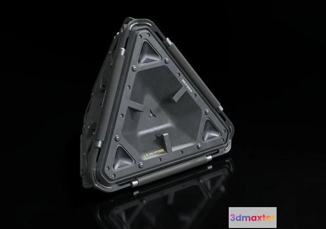 1519754 - PBR Game 3D Models - Sci-fi Container 3D Max