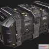 1519756 - PBR Game 3D Models - Sci-fi Crate 3D Max