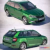 1519776 - PBR Game 3D Models - Skoda Fabia Combi 2019 3D Max