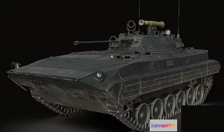 1519786 - PBR Game 3D Models - Soviet IFV BMP-2 3D Max