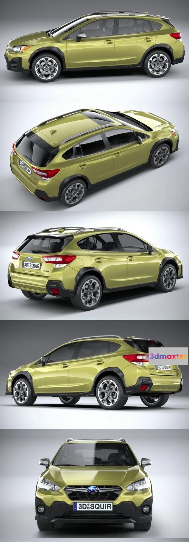 1519806 - PBR Game 3D Models - Subaru Crosstrek Sport 2021 3D Max