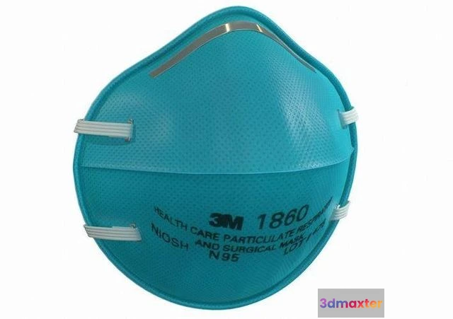 1519810 - PBR Game 3D Models - Surgical Mask 3M 3D Max