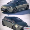 1519828 - PBR Game 3D Models - Toyota Auris 2019 3D Max