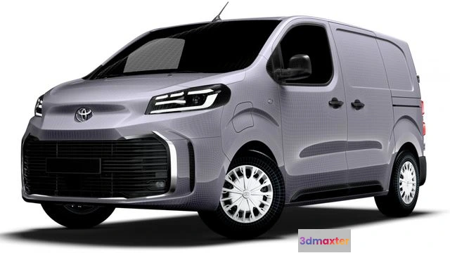 1519834 - PBR Game 3D Models - Toyota ProACE Electric Van L1 2024 3D Max