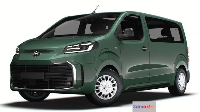 1519856 - PBR Game 3D Models - Toyota ProACE Verso Electric 2024 3D Max