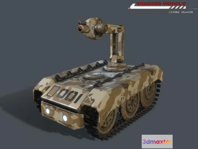 1519864 - PBR Game 3D Models - Tracked Vehicle 3D Max