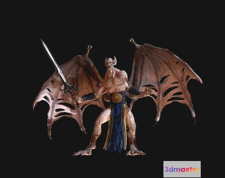 1519874 - PBR Game 3D Models - Vampire demon monster 3D Max