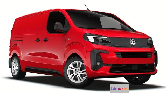 1519892 - PBR Game 3D Models - Vauxhall Vivaro Van L2 2024 3D Max